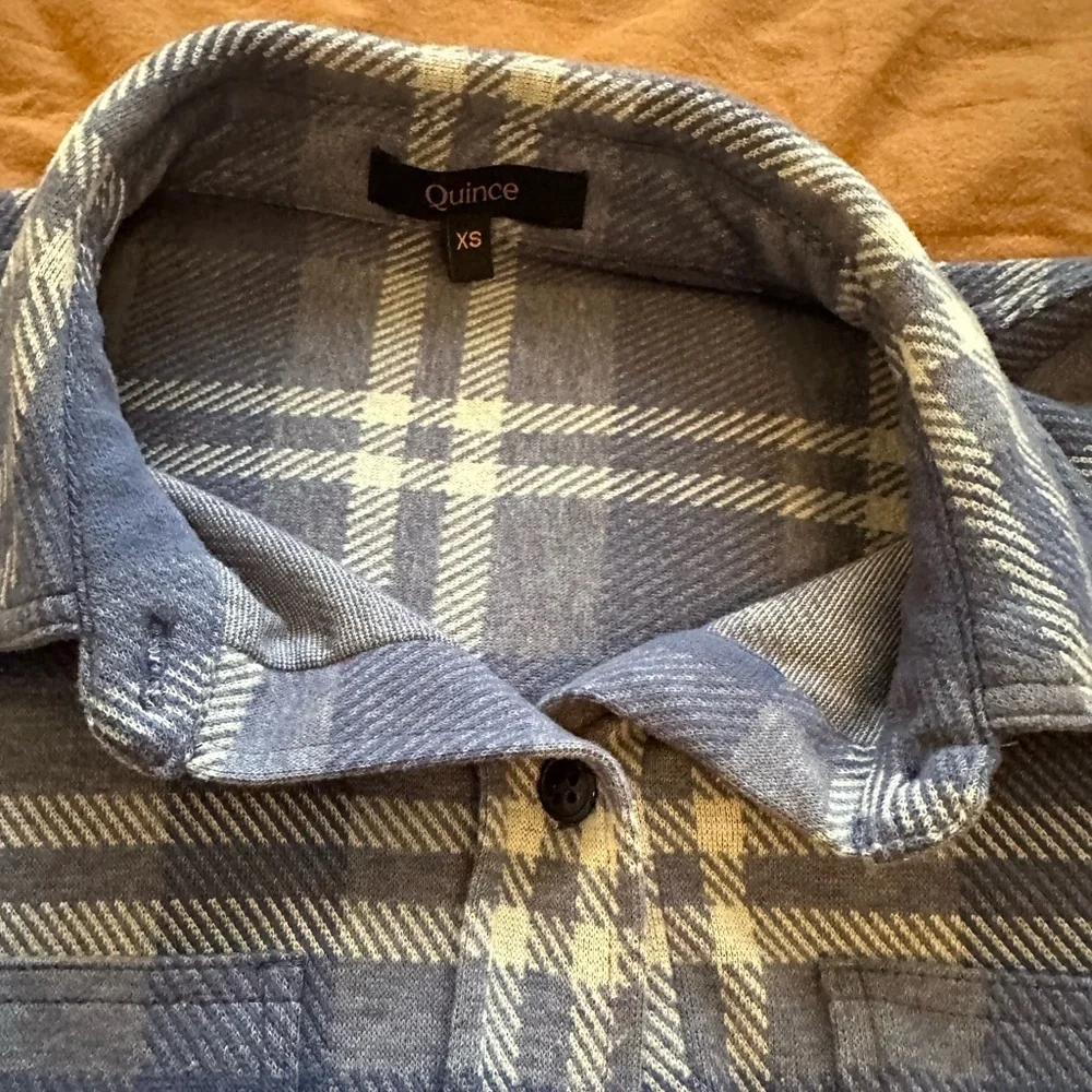 Quince Stretch Sweater Fleece Shirt Size XS